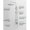 imageSR SUN RISE 10 Inch Shower System Handheld Showerhead ampamp Rain Shower Combo for Easy Reach 18 GPM Shower Faucets Sets Complete Shower Fixtures with Valve and Trim kit Brushed Nickel