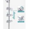 imageSR SUN RISE 10 Inch Shower System with Tub Spout 3 Function Rain Shower Head and Hand Shower Shower Tub Faucets Sets Complete Slide Bar Shower Fixtures Valve Include Polished Chrome