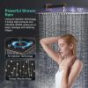 imageSR SUN RISE 12 Inch Slide Bar Shower Faucet Luxury High Pressure Shower Heads and Handheld Spray Combo Set Wall Mounted Shower System Included Valve and Trim Kit Matte BlackOil Rubbed Bronze