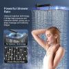 imageSR SUN RISE 12 Inch Slide Bar Shower Faucet Luxury High Pressure Shower Heads and Handheld Spray Combo Set Wall Mounted Shower System Included Valve and Trim Kit Matte BlackMatte Black