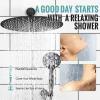 imageSR SUN RISE Shower Faucet  10 Inch Multifunctional High Pressure Shower Head System with Handheld Shower Head Fixtures  Valve Included  Matte BlackMatte Black