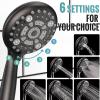 imageSR SUN RISE Shower Faucet  10 Inch Multifunctional High Pressure Shower Head System with Handheld Shower Head Fixtures  Valve Included  Matte BlackOil Rubbed Bronze