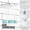 imageSR SUN RISE Shower Faucet  10 Inch Multifunctional High Pressure Shower Head System with Handheld Shower Head Fixtures  Valve Included  Matte BlackPolished Chrome