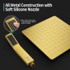 imageSR SUN RISE Shower Faucet Set Bathroom Square Rain Shower Head with Handheld Spray Wall Mounted Rainfall Shower Fixtures Brushed Nickel Shower Faucet Trim Repair Kits Contain Shower Valve10 InchesBrushed Gold