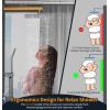 imageSR SUN RISE Shower Faucet Set Bathroom Square Rain Shower Head with Handheld Spray Wall Mounted Rainfall Shower Fixtures Brushed Nickel Shower Faucet Trim Repair Kits Contain Shower Valve10 InchesPolished Chrome