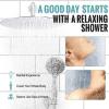imageSR SUN RISE Shower System 12 inch Multifunction Shower Faucet Set 6 Setting High Pressure Handheld Rain Shower Head Kits Valve Included  Push Button DiverterStainless SteelOil Rubbed BronzePolished Chrome