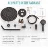 imageSR SUN RISE Shower System 12 inch Multifunction Shower Faucet Set 6 Setting High Pressure Handheld Rain Shower Head Kits Valve Included  Push Button DiverterStainless SteelOil Rubbed BronzeOil Rubbed Bronze