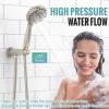 imageSR SUN RISE Shower System 12 inch Multifunction Shower Faucet Set 6 Setting High Pressure Handheld Rain Shower Head Kits Valve Included  Push Button DiverterStainless SteelOil Rubbed BronzeBrushed Nickel