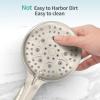 imageSR SUN RISE Shower System with Handheld Shower and Rain Shower Combo Set High Pressure 5spray Dual 2 in 1 Shower Faucet Patented 3way Diverter Brushed Nickel Valve IncludeBrushed Nickel