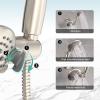 imageSR SUN RISE Shower System with Handheld Shower and Rain Shower Combo Set High Pressure 5spray Dual 2 in 1 Shower Faucet Patented 3way Diverter Brushed Nickel Valve IncludeBrushed Nickel