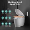 imageSR SUN RISE Smart Toilet  Auto ampamp Foot Sensor OpenClose 12810 GPF Dual Flush 1000g MaP Flush Score BuiltIn Bidet with Adjustable Setting Knobs ampamp Remote Easy to Use ADA HeightLuxury Smart Toliet