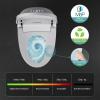 imageSR SUN RISE Smart Toilet  Auto ampamp Foot Sensor OpenClose 12810 GPF Dual Flush 1000g MaP Flush Score BuiltIn Bidet with Adjustable Setting Knobs ampamp Remote Easy to Use ADA HeightLuxury Smart Toliet