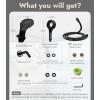 imageShower Heads With Handheld Spray Combo High Pressure 2 IN 1 Rainfall Shower Head with 9 Spray Modes Antileak Shower Faucet with 72 Stainless Steel Hose ampamp Magnetic Hand Held Shower Matte BlackMatte Black