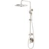 imageSR SUN RISE 10 Inch Shower System Handheld Showerhead ampamp Rain Shower Combo for Easy Reach 18 GPM Shower Faucets Sets Complete Shower Fixtures with Valve and Trim kit Brushed Nickel
