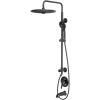 imageSR SUN RISE 10Inch Bathtub Faucet Set Shower Tub Faucets Sets Complete Handheld Showerhead ampamp Rain Shower Combo 276quot Slide Bar Shower Fixture for Bathroom Matte Black Valve Inculded