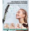 imageFiltered Shower Head with Handheld High Pressure 9 Spray Mode Brushed Gold Showerhead with 4 Filters Detachable Shower Head Water Softener Filters Beads for Hard Water  Remove ChlorineMatte Black