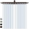 imageSR SUN RISE 16 Inch Extra Large Rain Shower Head Brushed Nickel 304 Stainless Steel High Pressure Rainfall Showerhead Ultra Thin Water SavingOil Rubbed Bronze