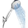 imageShower Head12 Functions High Pressure Handheld Showerhead with 96quot Extra Long Hose for Pets Dog Bath SR RUN RISE Detachable Water Saver Hand Shower Wand with Switch Button Polished Chrome