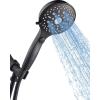 imageShower Head12 Functions High Pressure Handheld Showerheads with Button for Pets Dog Bath SR RUN RISE Removable Water Saver Hand Shower Wand with 59quot Shower Hose Oil Rubbed Bronze