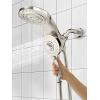 imageSR SUN RISE Magnetic Shower Faucet with Handheld Sprayer 2in1 Dual Shower Head with 8Spray Hand Held Shower Wand and ONOFF Switch for Saving Water 18 GPM Shower Combo Brushed Nickel