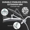 image12 Inch Wide Rain Shower Head with Filtered Handheld Combo High Pressure Rainfall Shower Head 9 Spray Modes Handheld with 9Inch Extension Arm Comes with Filter Removes ChlorineBlackChrome