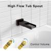 imageSR SUN RISE 12 Inches All Metal Square Shower System with Tub Spout Tub Shower Faucet Set High Pressure Rain Shower Head and Handheld Sprayer Combo Shower Fixtues Valve Included Brushed NickelOil Rubbed Bronze