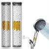 imageShower Filter Only for SR SUN RISE Handheld Shower Head 2Pack Replacement Filters for Hard Water NSF Certified 99 Chlorine Removal  Reduces Dry Itchy Skin